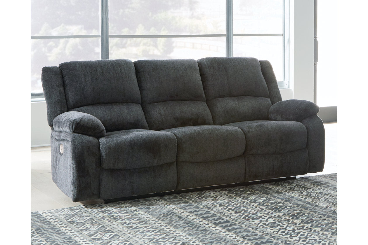 Draycoll Slate Power Reclining Sofa - 7650487 - Luna Furniture - Dallas Store