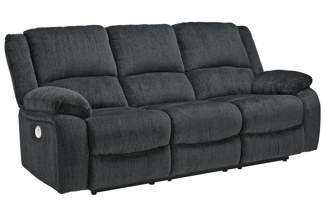 Draycoll Slate Power Reclining Sofa - 7650487 - Luna Furniture - Dallas Store