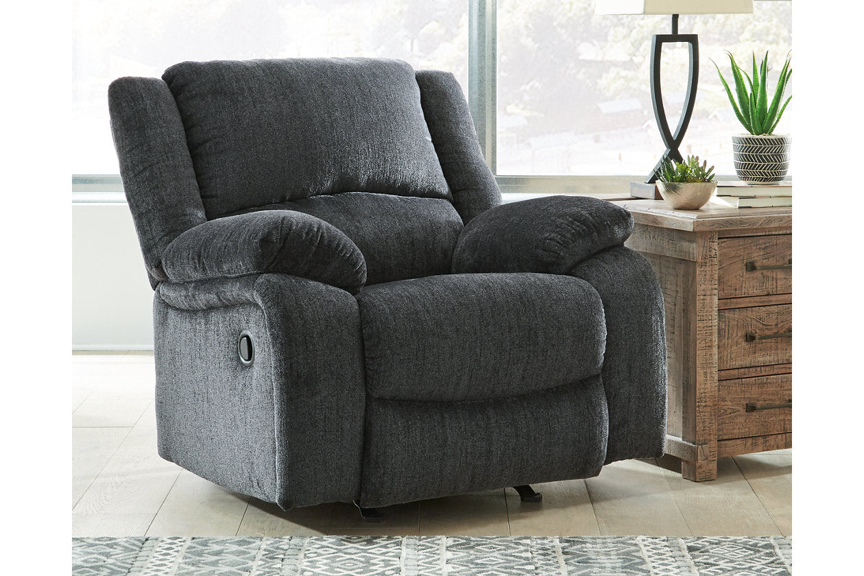Draycoll Slate Recliner - 7650425 - Luna Furniture - Dallas Store