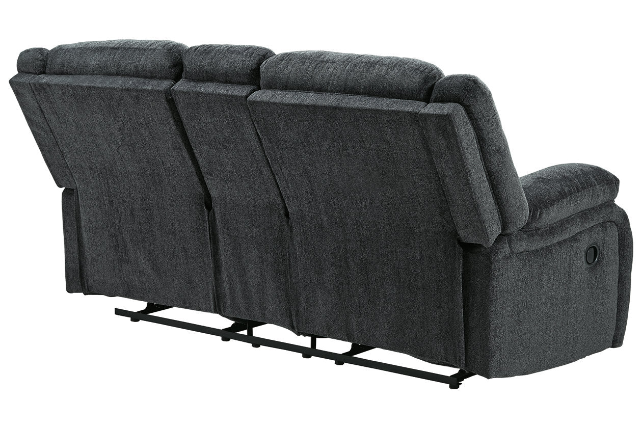 Draycoll Slate Reclining Loveseat with Console - 7650494 - Luna Furniture - Dallas Store