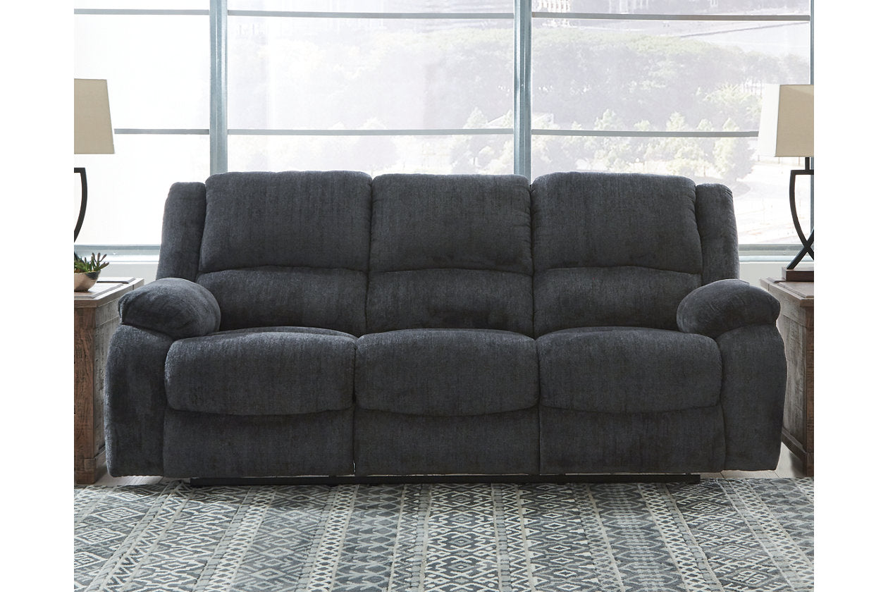 Draycoll Slate Reclining Sofa - 7650488 - Luna Furniture - Dallas Store
