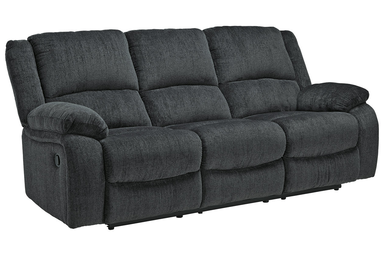 Draycoll Slate Reclining Sofa - 7650488 - Luna Furniture - Dallas Store