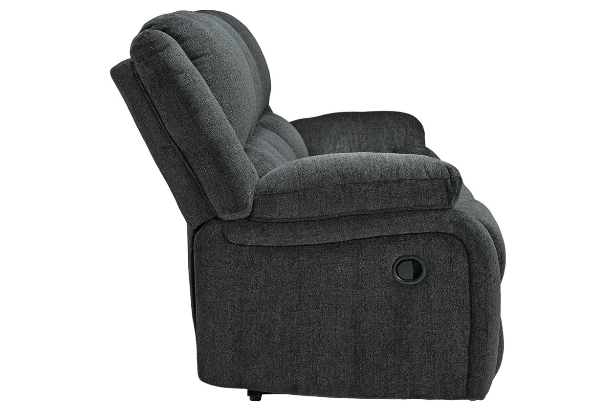 Draycoll Slate Reclining Sofa - 7650488 - Luna Furniture - Dallas Store