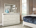 Dreamur Champagne Bedroom Mirror (Mirror Only) - B351-36 - Luna Furniture - Dallas Store