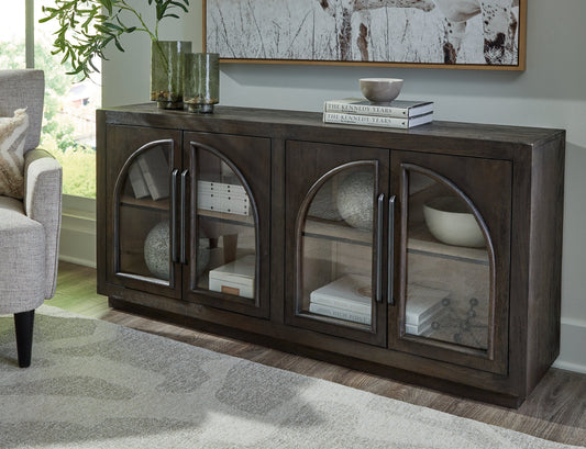 Dreley Grayish Brown Accent Cabinet - A4000586 - Luna Furniture - Dallas Store