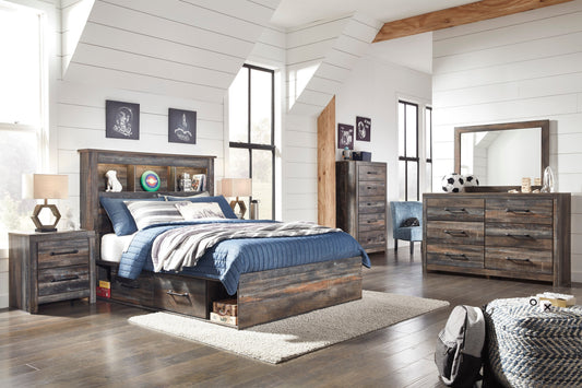Drystan Multi Bookcase Side Storage Platform Youth Bedroom Set - SET | B211-84 | B211-85 | B211-150 | B211-31 | B211-36 | B211-92 | B211-46 | B100-12 - Luna Furniture - Dallas Store