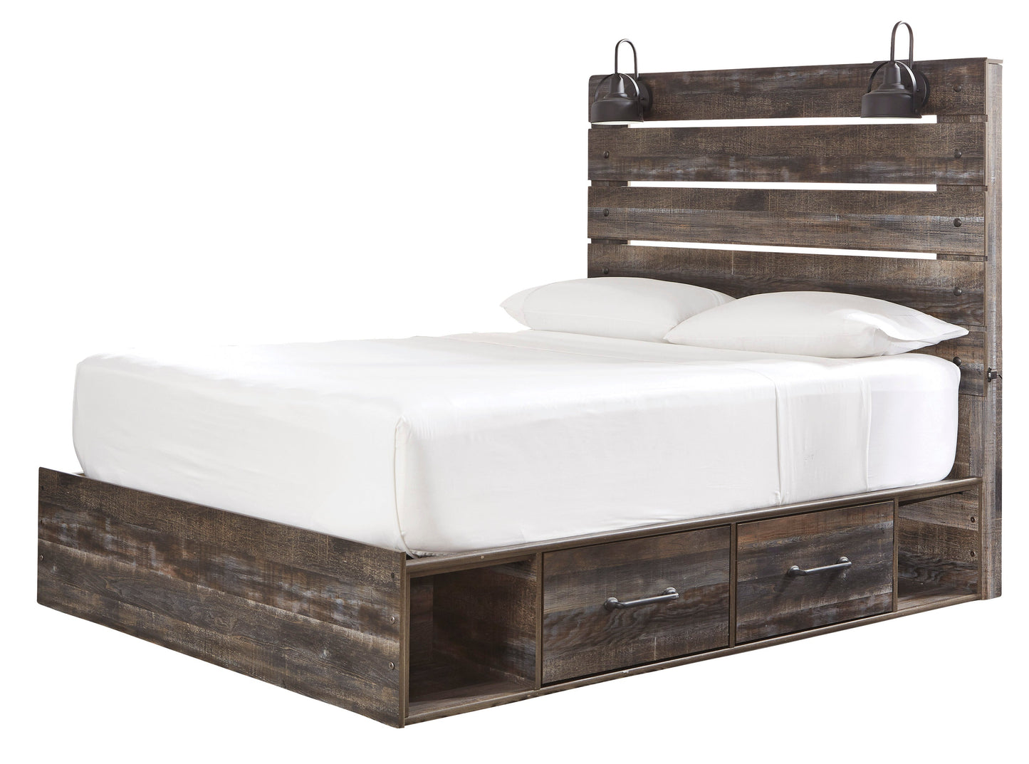 Drystan Multi Double Side Storage Platform Bedroom Set - SET | B211-54 | B211-57 | B211-60(2) | B211-31 | B211-36 | B100-13 - Luna Furniture - Dallas Store