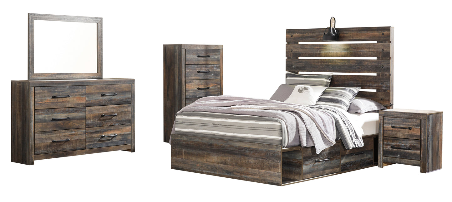 Drystan Multi Double Side Storage Platform Youth Bedroom Set - SET | B211-84 | B211-87 | B211-50(2) | B211-31 | B211-36 | B211-92 | B211-46 | B100-12 - Luna Furniture - Dallas Store