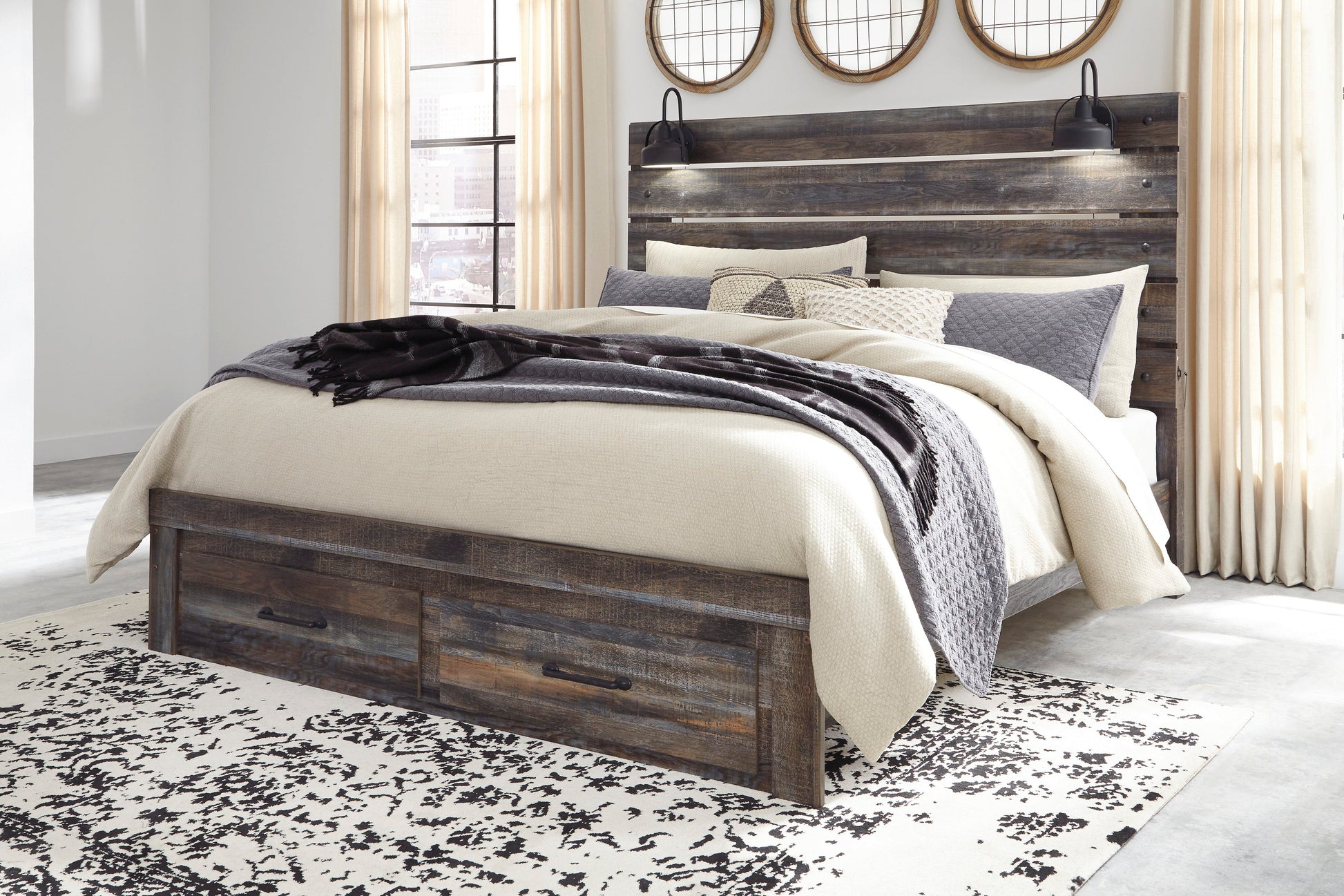 Drystan Multi Footboard Storage Bedroom Set - SET | B211-56S | B211-58 | B211-97 | B211-31 | B211-36 | B211-92 | B211-46 - Luna Furniture - Dallas Store