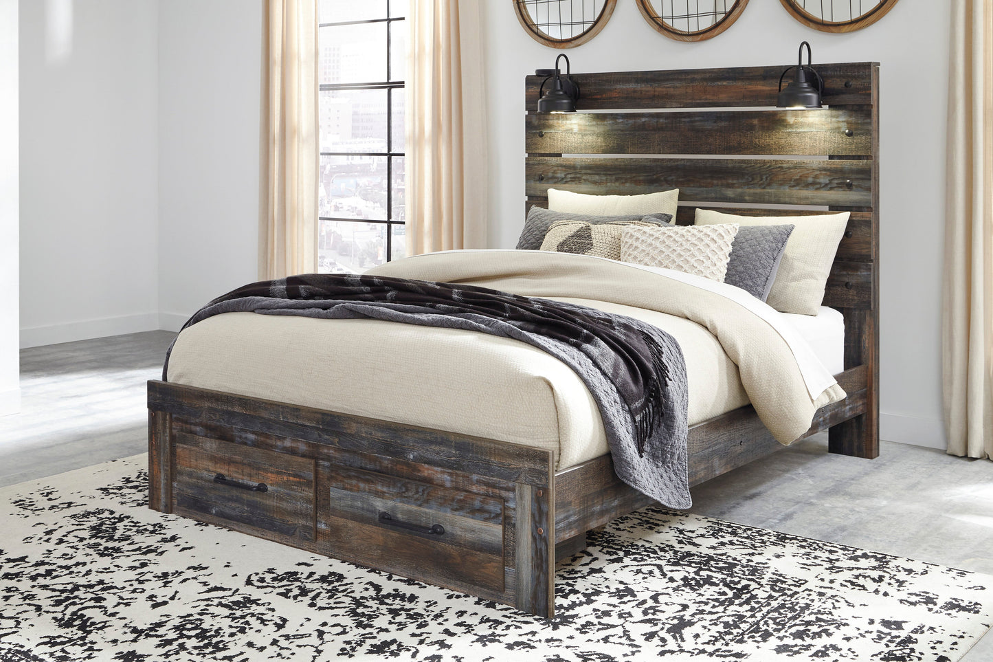 Drystan Multi Footboard Storage Bedroom Set - SET | B211-56S | B211-58 | B211-97 | B211-31 | B211-36 | B211-92 | B211-46 - Luna Furniture - Dallas Store