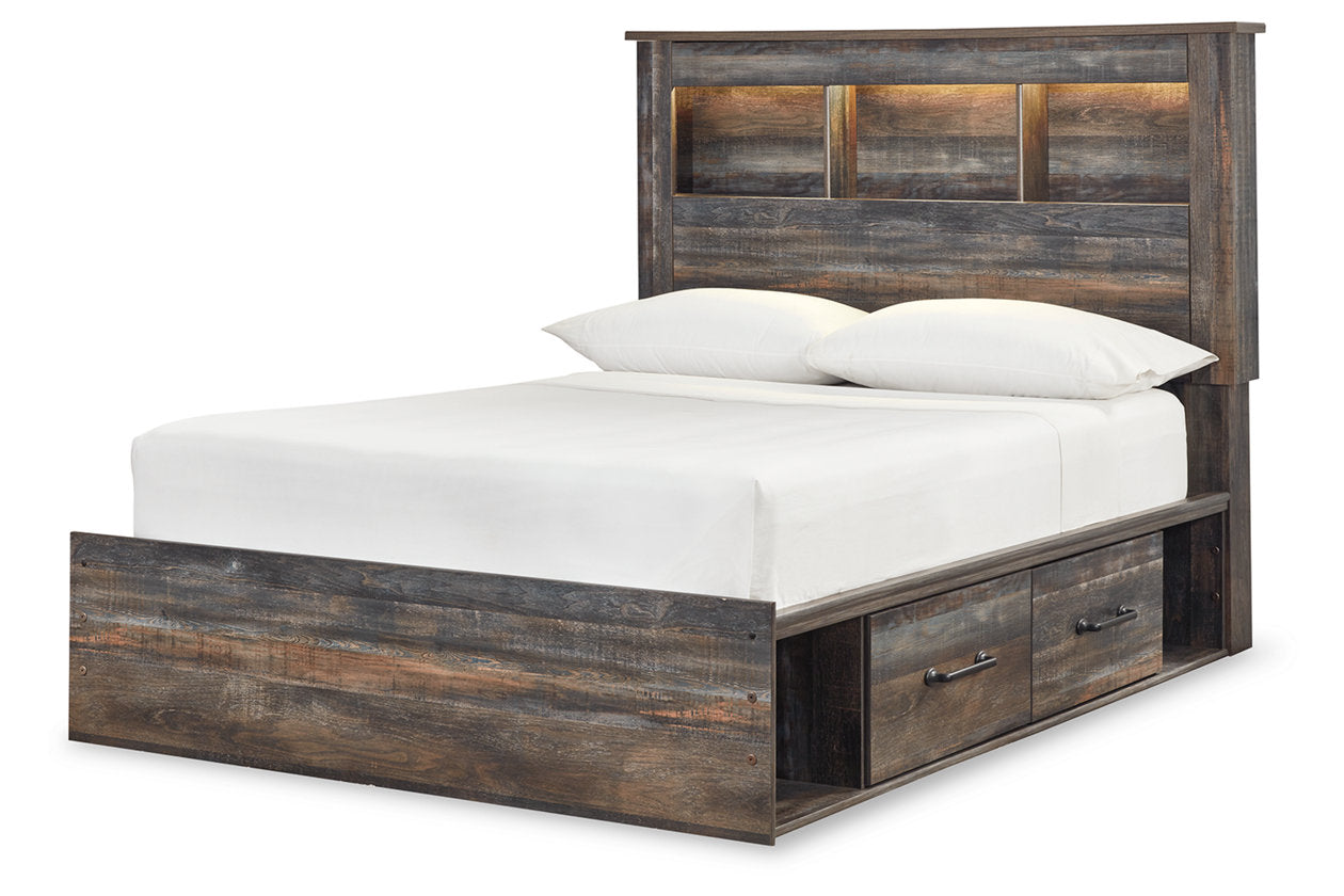 Drystan Multi Full Bookcase Bed with 4 Storage Drawers - SET | B100-12 | B211-50(2) | B211-84 | B211-85 - Luna Furniture - Dallas Store