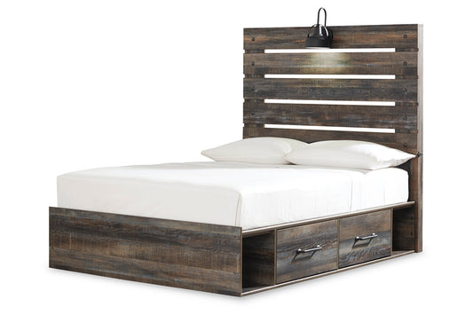 Drystan Multi Full Panel Bed with 2 Storage Drawers - SET | B100-12 | B211-150 | B211-84 | B211-87 - Luna Furniture - Dallas Store