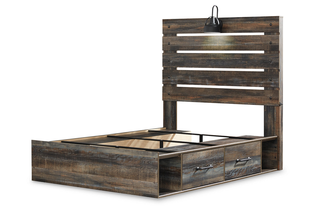 Drystan Multi Full Panel Bed with 4 Storage Drawers - SET | B100-12 | B211-50(2) | B211-84 | B211-87 - Luna Furniture - Dallas Store