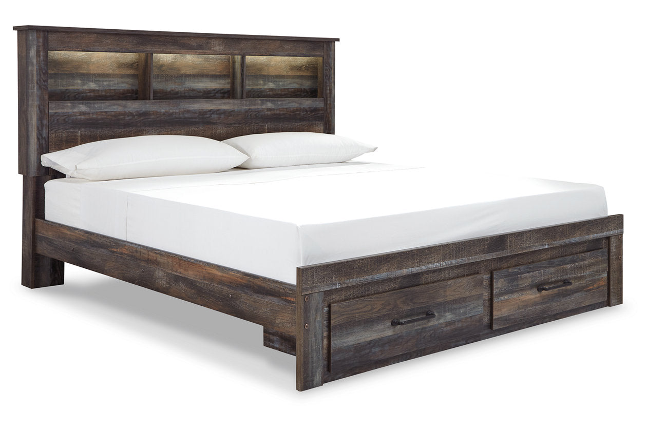 Drystan Multi King Bookcase Bed with 2 Storage Drawers - SET | B211-56S | B211-69 | B211-97 - Luna Furniture - Dallas Store