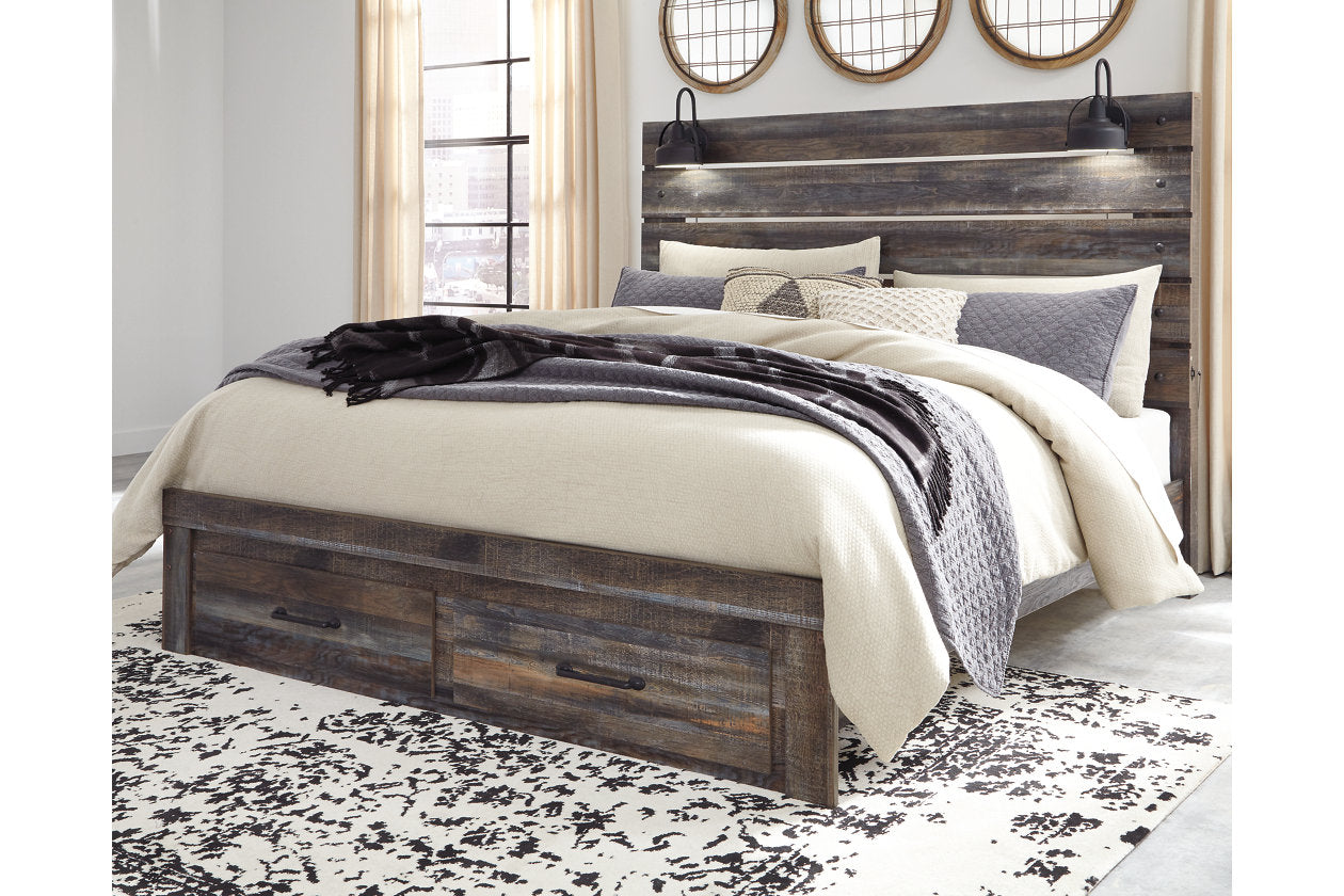 Drystan Multi King Panel Bed with Storage - SET | B211-58 | B211-97 | B211-56S - Luna Furniture - Dallas Store