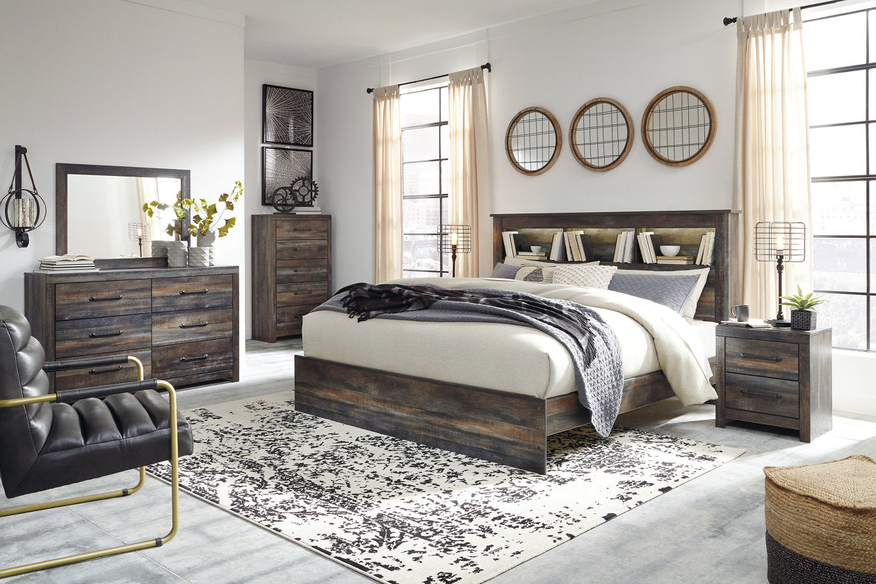 Drystan Multi King Panel Bookcase Bed - SET | B211-56 | B211-69 | B211-97 - Luna Furniture - Dallas Store