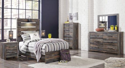 Drystan Multi Panel Youth Bedroom Set - SET | B211-52 | B211-53 | B211-83 | B211-31 | B211-36 | B211-92 | B211-46 - Luna Furniture - Dallas Store