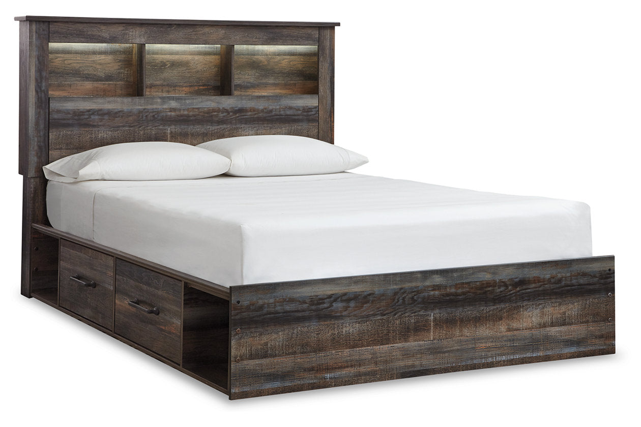 Drystan Multi Queen Bookcase Bed with 4 Storage Drawers - SET | B100-13 | B211-54 | B211-60(2) | B211-65 - Luna Furniture - Dallas Store