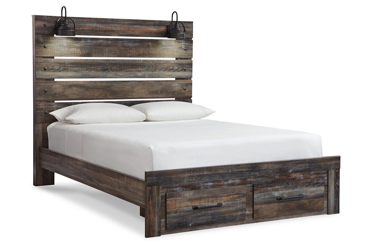 Drystan Multi Queen Panel Bed with 2 Storage Drawers - SET | B211-57 | B211-96 | B211-54S - Luna Furniture - Dallas Store