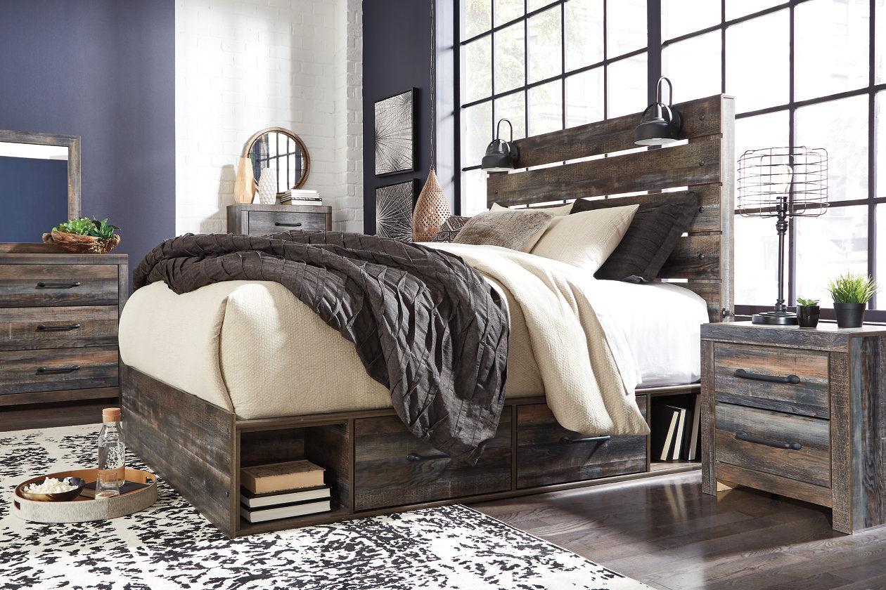 Drystan Multi Queen Panel Bed with 4 Storage Drawers - SET | B100-13 | B211-54 | B211-57 | B211-60(2) - Luna Furniture - Dallas Store