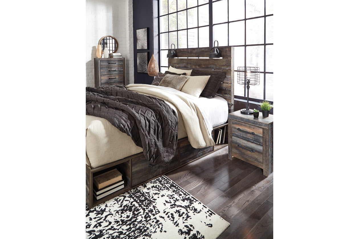Drystan Multi Queen Panel Bed with 4 Storage Drawers - SET | B100-13 | B211-54 | B211-57 | B211-60(2) - Luna Furniture - Dallas Store