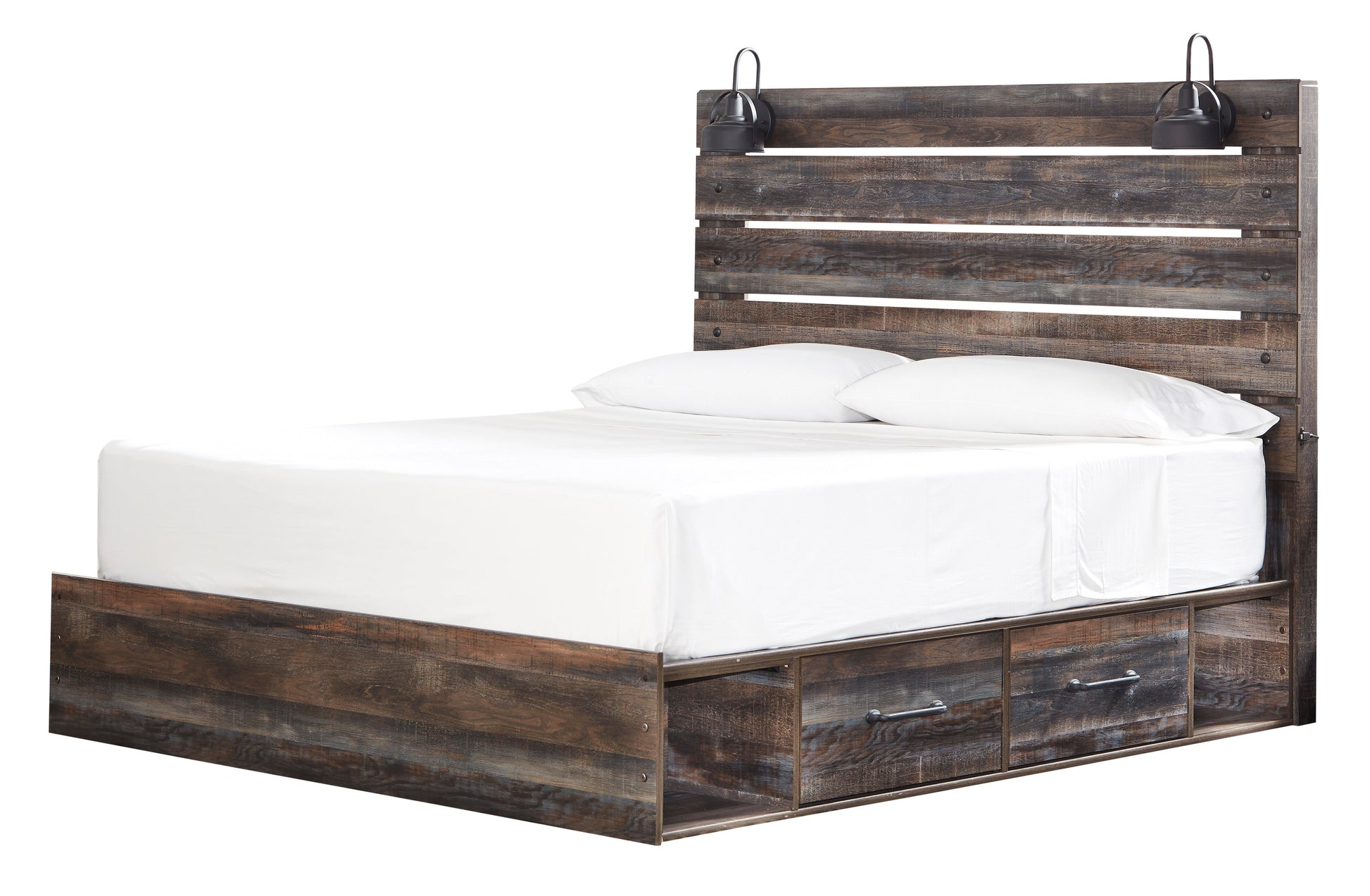 Drystan Multi Side Storage Platform Bedroom Set - SET | B211-56 | B211-58 | B211-160 | B211-31 | B211-92 | B100-14 - Luna Furniture - Dallas Store