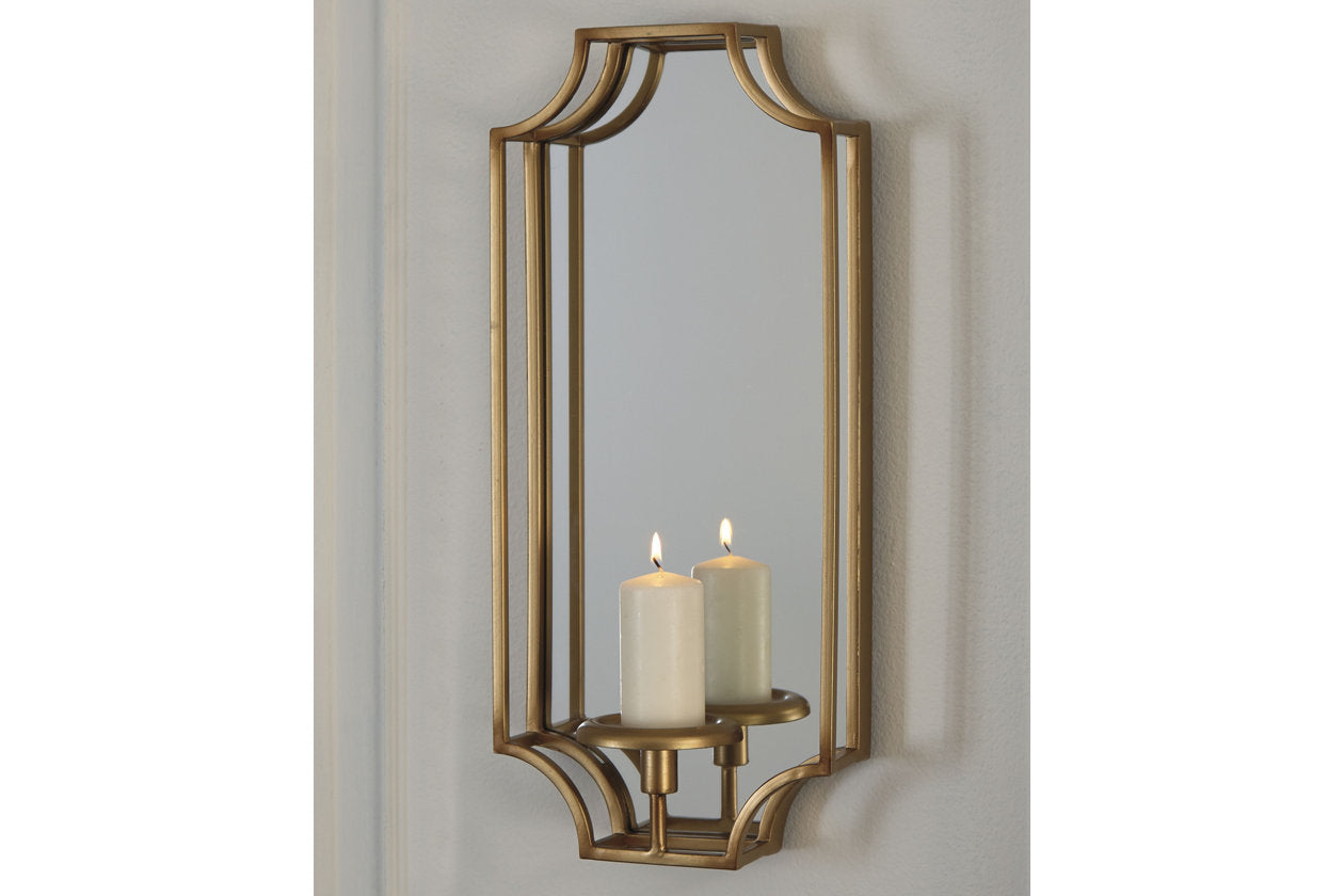 Dumi Gold Finish Wall Sconce - A8010153 - Luna Furniture - Dallas Store