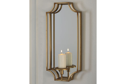 Dumi Gold Finish Wall Sconce - A8010153 - Luna Furniture - Dallas Store
