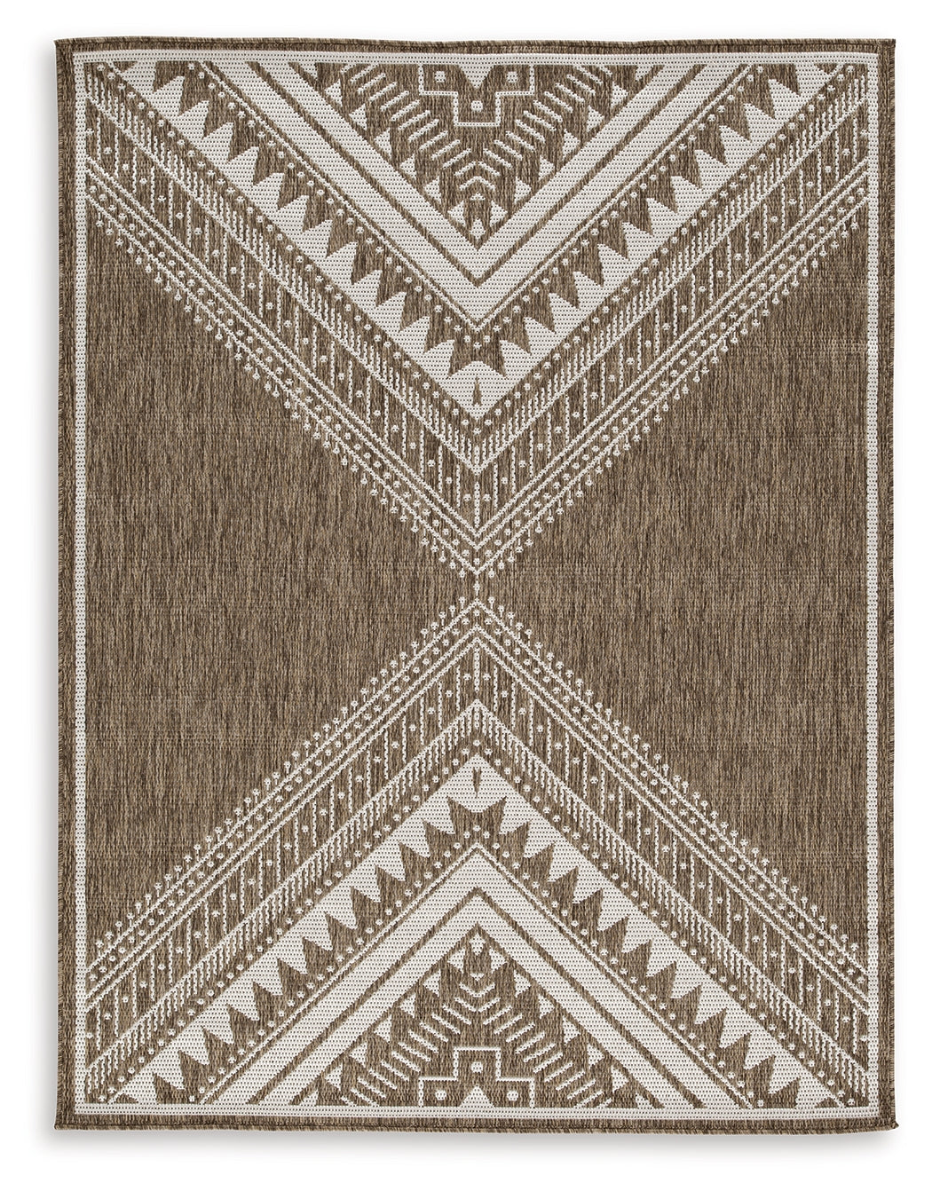 Dunsler Brown/Cream 8' x 10' Rug - R900011 - Luna Furniture - Dallas Store