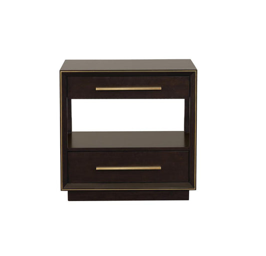 Durango 2-Drawer Nightstand Smoked Peppercorn - 223262 - Luna Furniture - Dallas Store