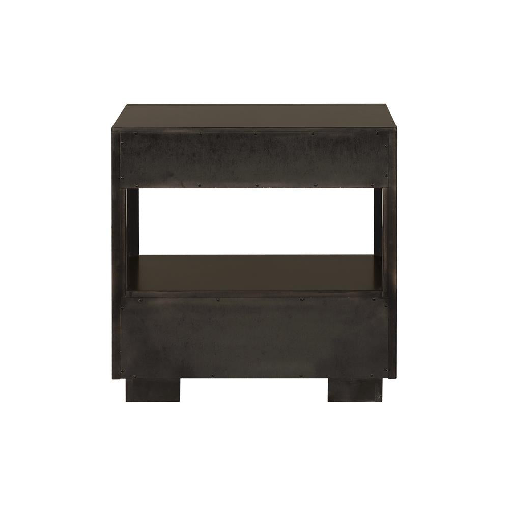 Durango 2-Drawer Nightstand Smoked Peppercorn - 223262 - Luna Furniture - Dallas Store