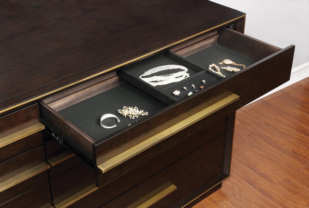 Durango Smoked Peppercorn 8-Drawer Dresser - 223263 - Luna Furniture - Dallas Store