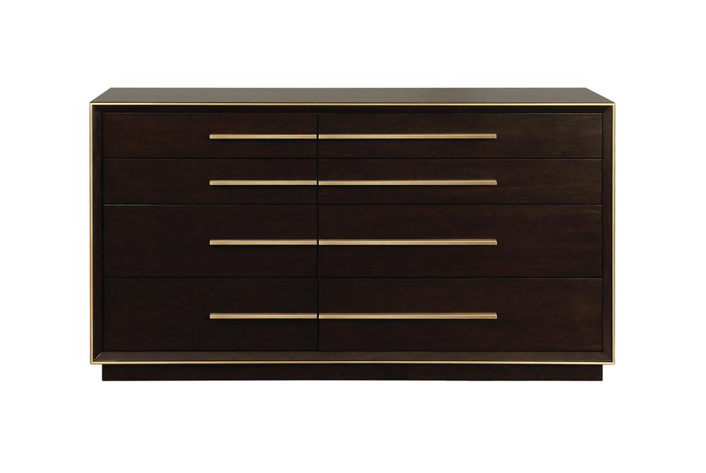 Durango Smoked Peppercorn 8-Drawer Dresser - 223263 - Luna Furniture - Dallas Store