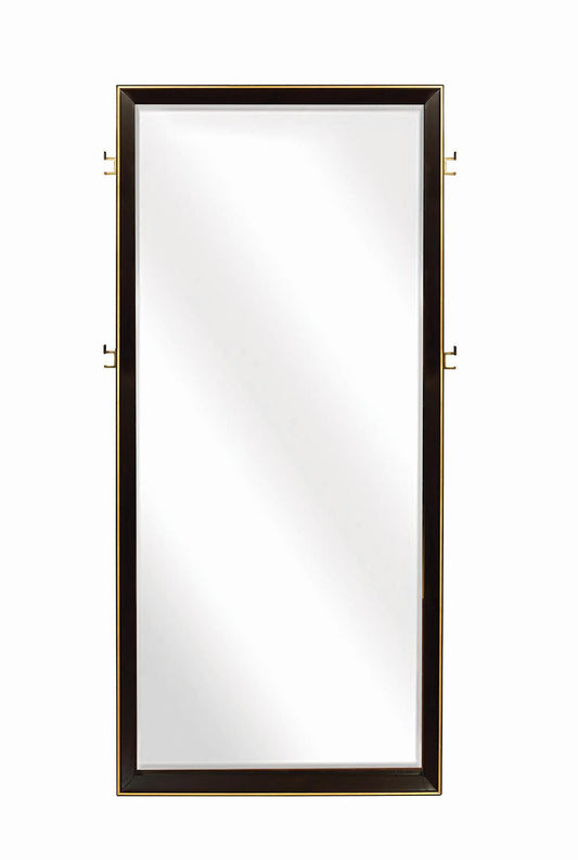 Durango Smoked Peppercorn Floor Mirror - 223270 - Luna Furniture - Dallas Store
