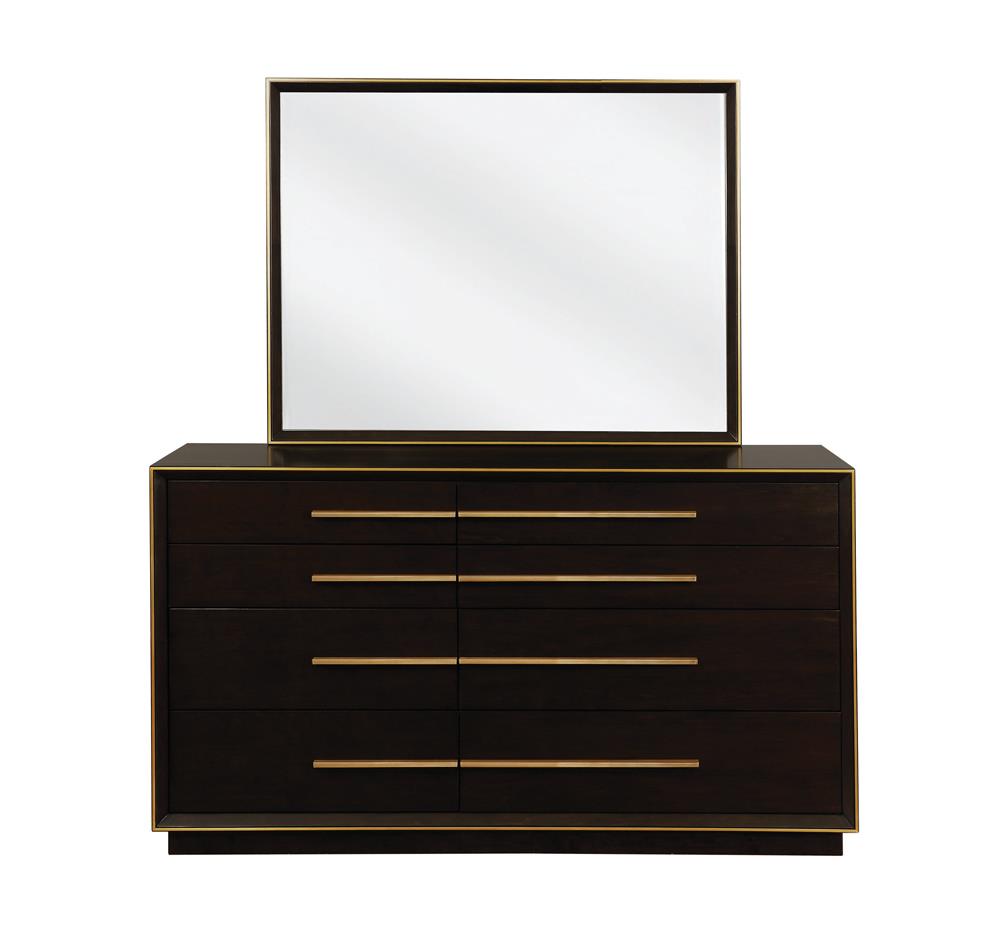 Durango Smoked Peppercorn Mirror - 223264 - Luna Furniture - Dallas Store
