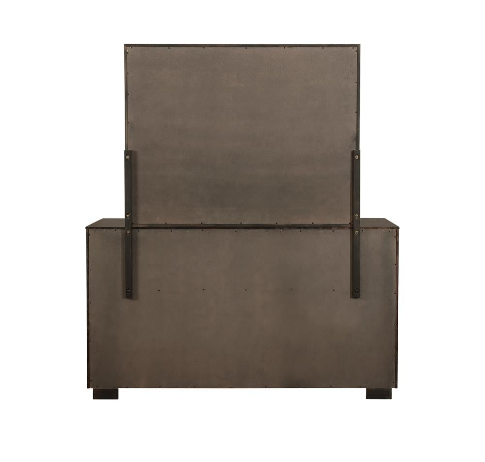 Durango Smoked Peppercorn Mirror - 223264 - Luna Furniture - Dallas Store