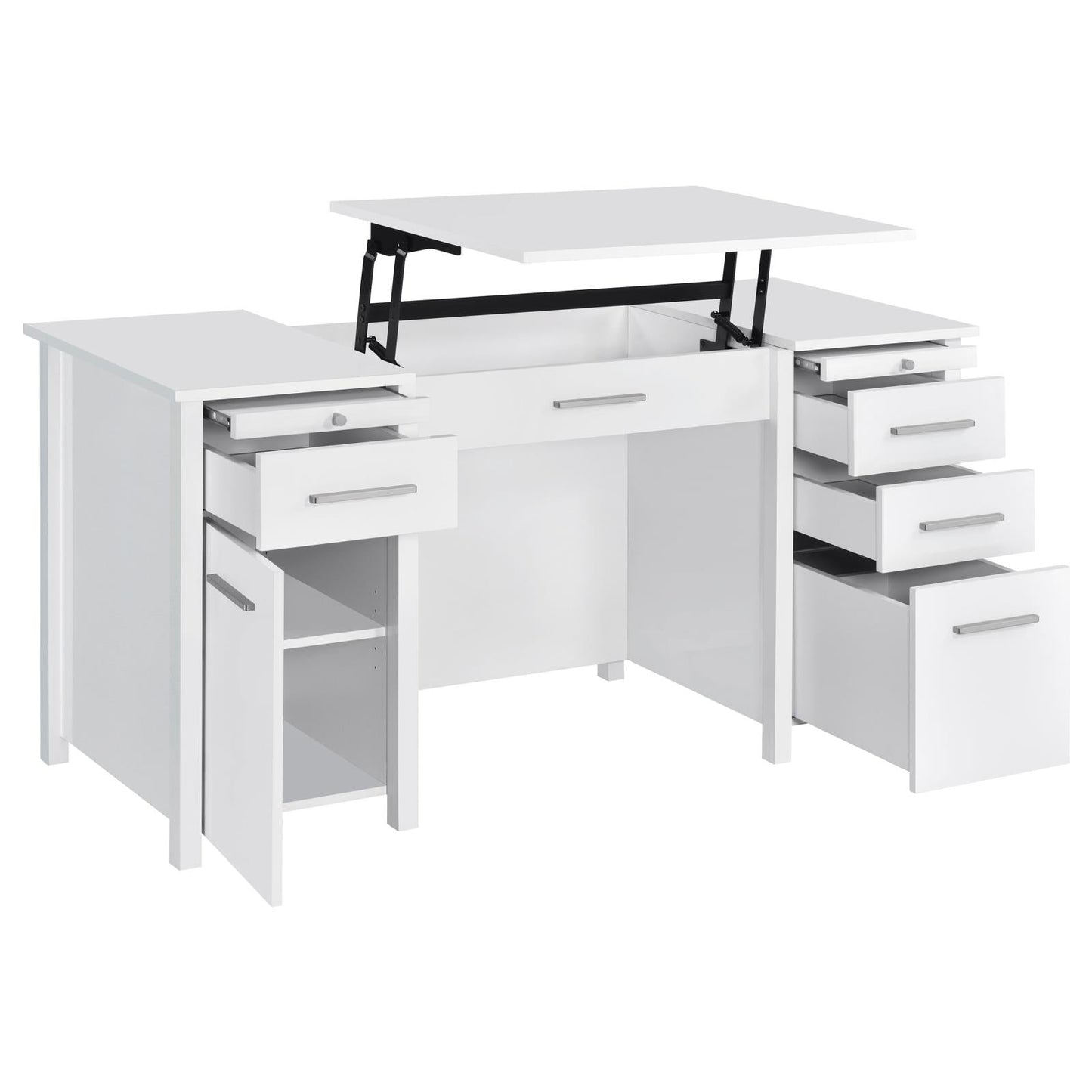Dylan 4-Drawer Lift Top Office Desk - 801573 - Luna Furniture - Dallas Store