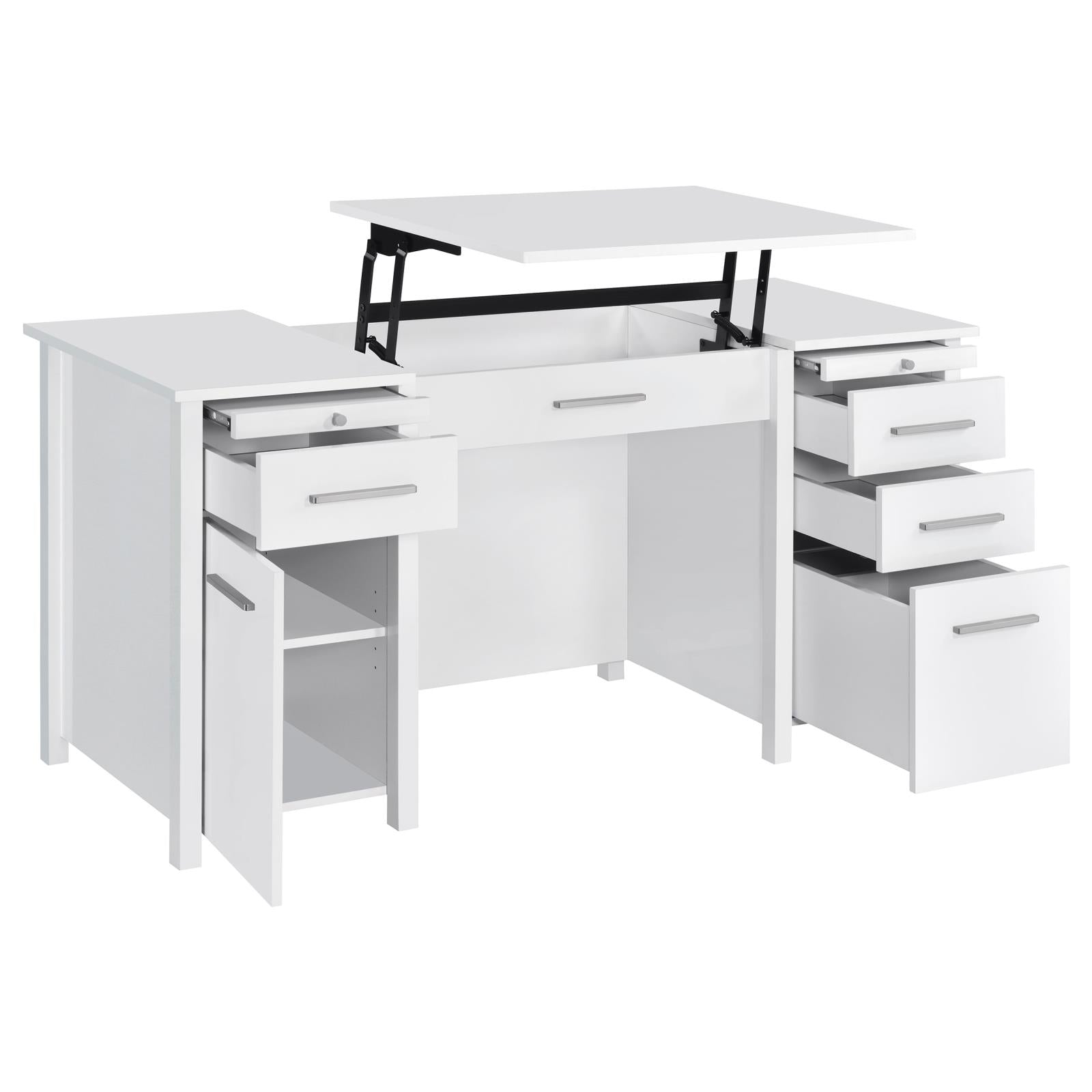 Dylan 4-Drawer Lift Top Office Desk - 801573 - Luna Furniture - Dallas Store