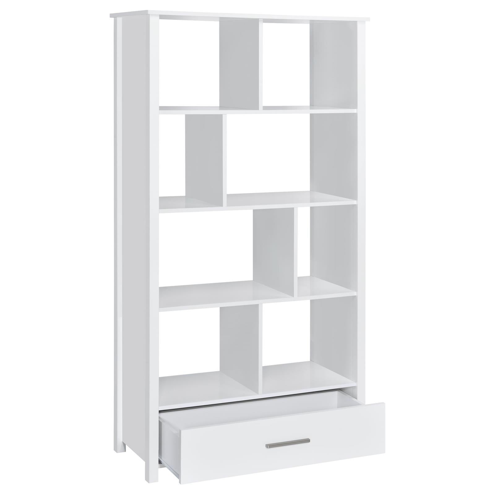 Dylan Rectangular 8-Shelf Bookcase - 801574 - Luna Furniture - Dallas Store
