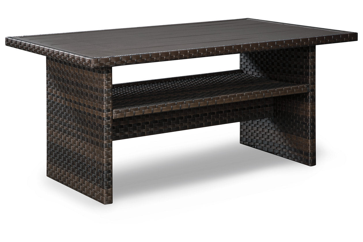 Easy Isle Dark Brown/Beige Multi-Use Table - P455-625 - Luna Furniture - Dallas Store