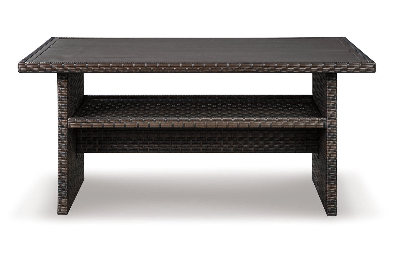 Easy Isle Dark Brown/Beige Multi-Use Table - P455-625 - Luna Furniture - Dallas Store