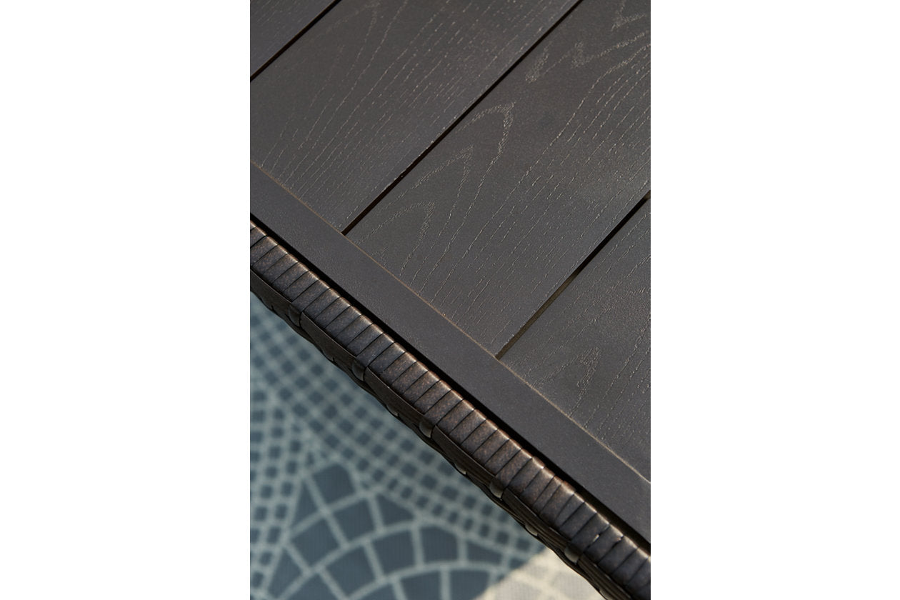 Easy Isle Dark Brown/Beige Multi-Use Table - P455-625 - Luna Furniture - Dallas Store