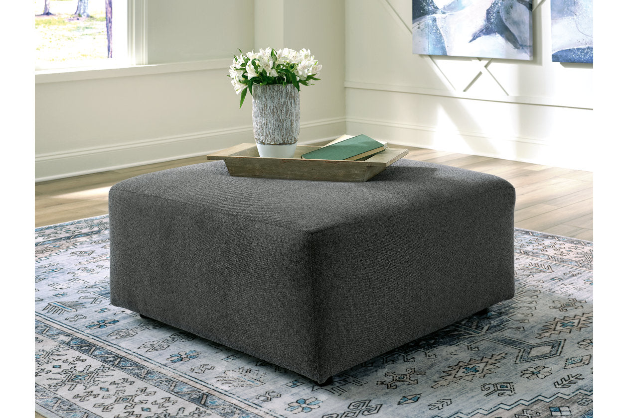 Edenfield Charcoal Oversized Accent Ottoman - 2900308 - Luna Furniture - Dallas Store