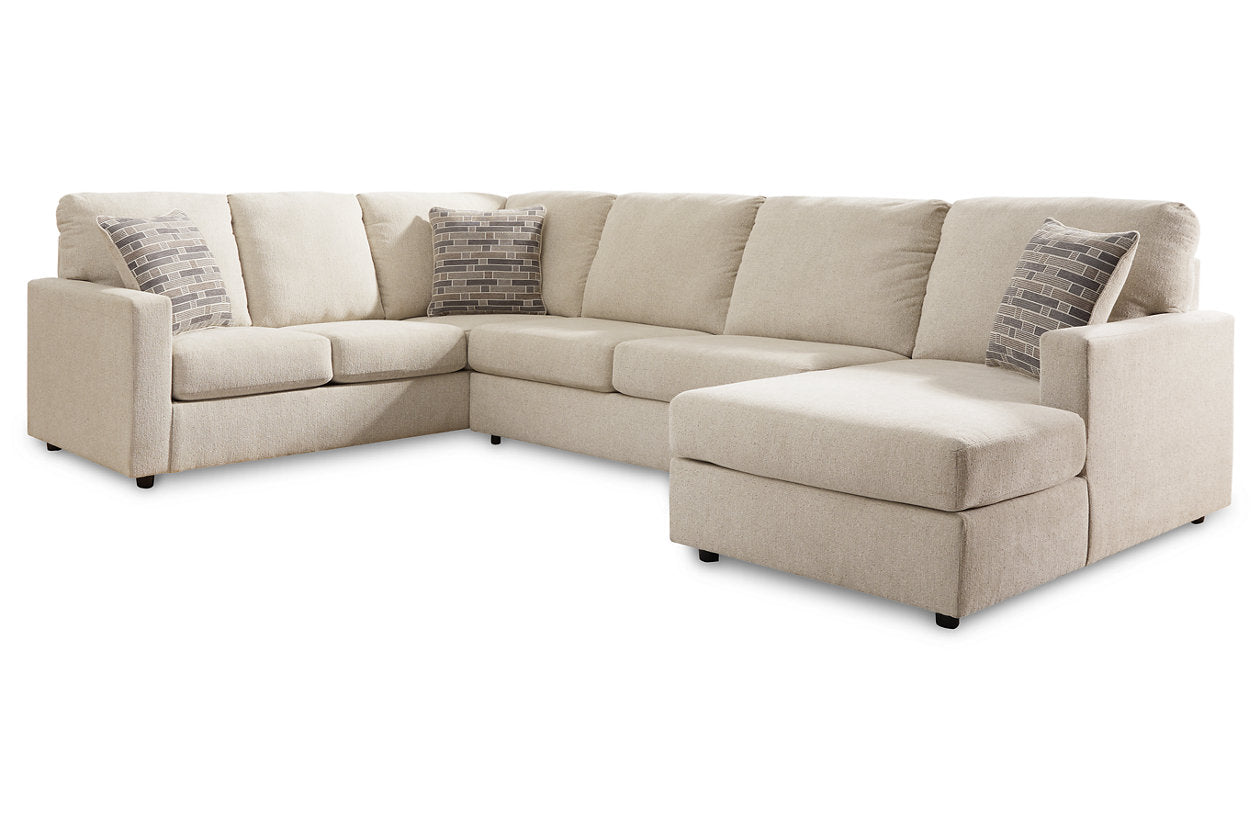 Edenfield Linen RAF Sectional - SET | 2900417 | 2900434 | 2900448 | 2900408 - Luna Furniture - Dallas Store