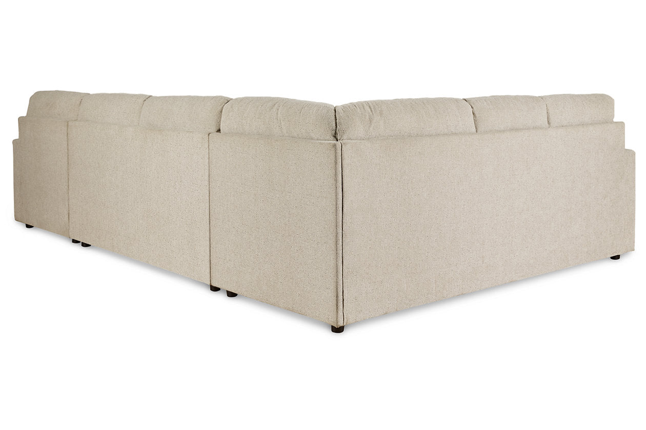Edenfield Linen RAF Sectional - SET | 2900417 | 2900434 | 2900448 | 2900408 - Luna Furniture - Dallas Store