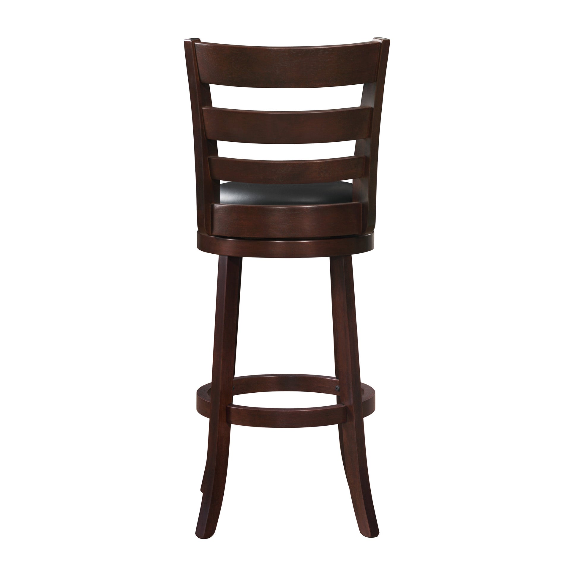 Edmond Dark Cherry Swivel Pub Height Chair - 1144E-29S - Luna Furniture - Dallas Store