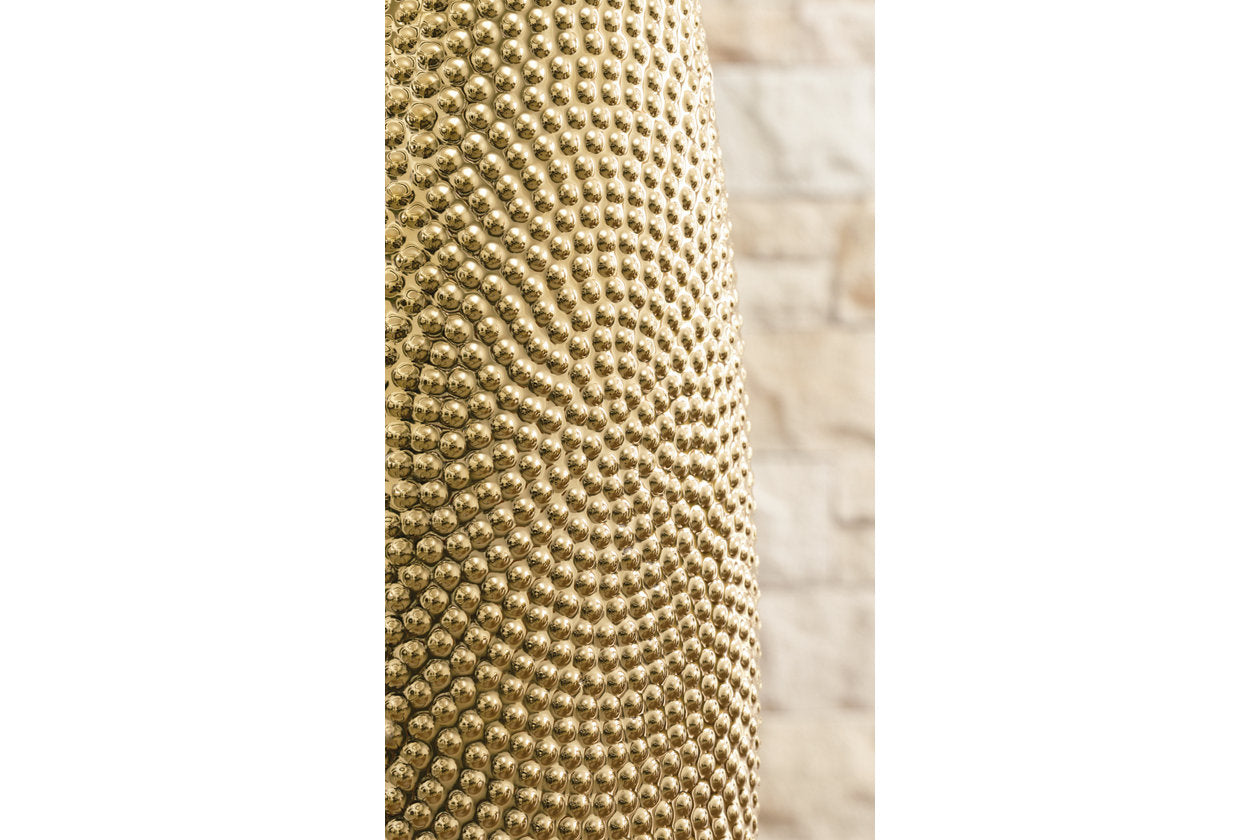 Efim Gold Finish Vase - A2000576 - Luna Furniture - Dallas Store