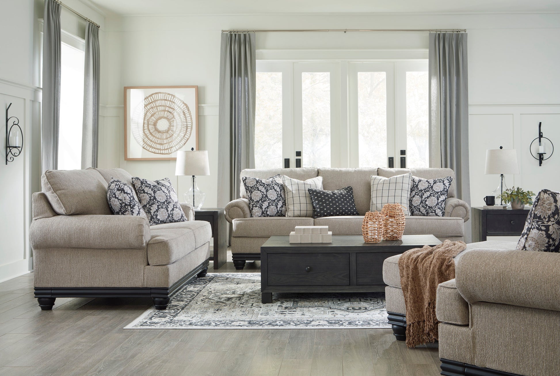 Elbiani Alloy Living Room Set - SET | 3870438 | 3870435 - Luna Furniture - Dallas Store