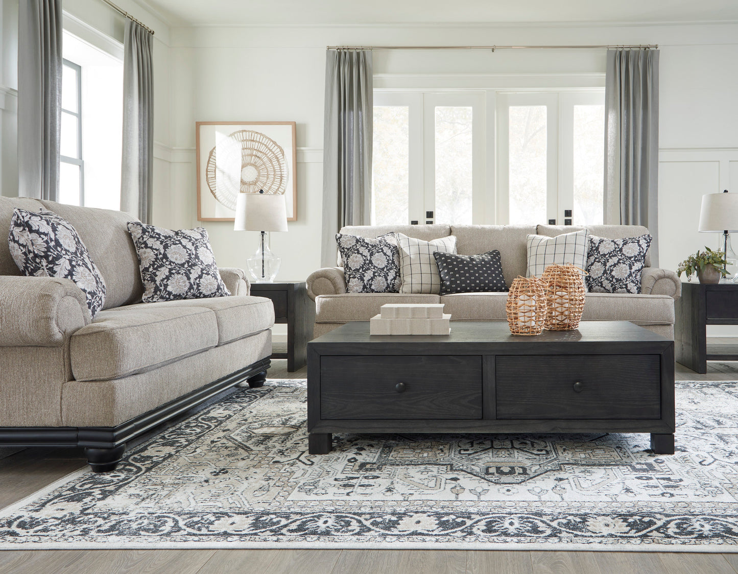 Elbiani Alloy Living Room Set - SET | 3870438 | 3870435 - Luna Furniture - Dallas Store