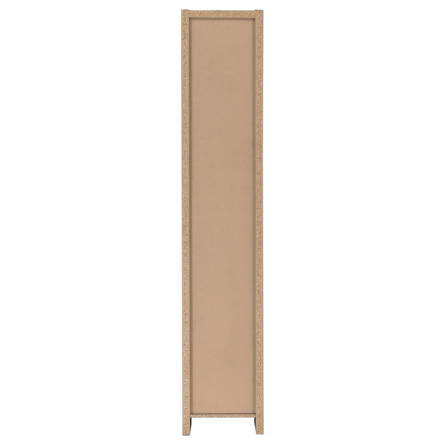 Eliam Cappuccino Rectangular Bookcase with 2 Fixed Shelves - 800285 - Luna Furniture - Dallas Store